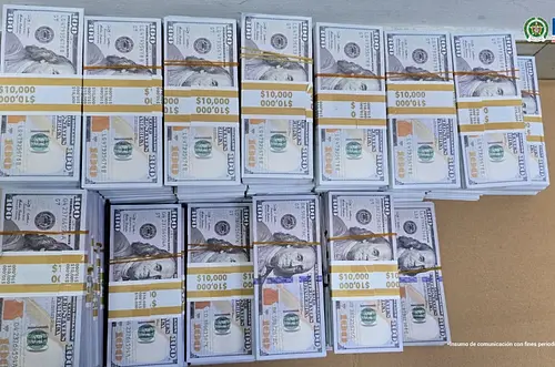 Interceptan envío de dólares falsos desde Ibagué a México