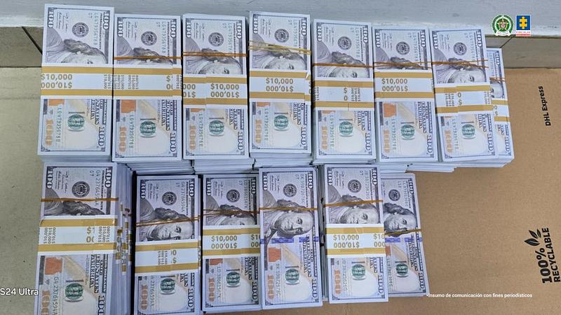 Interceptan envío de dólares falsos desde Ibagué a México
