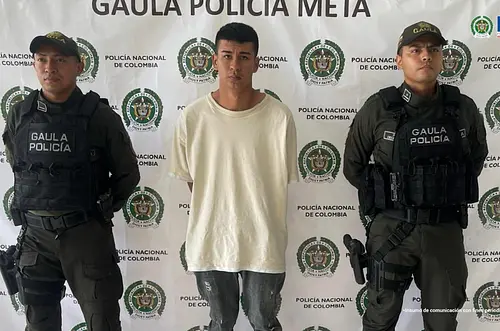 Capturado en Meta presunto extorsionista de un comerciante