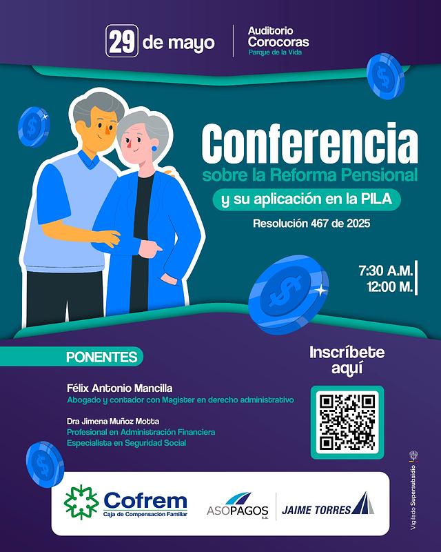 Conferencia en Villavicencio sobre reforma pensional