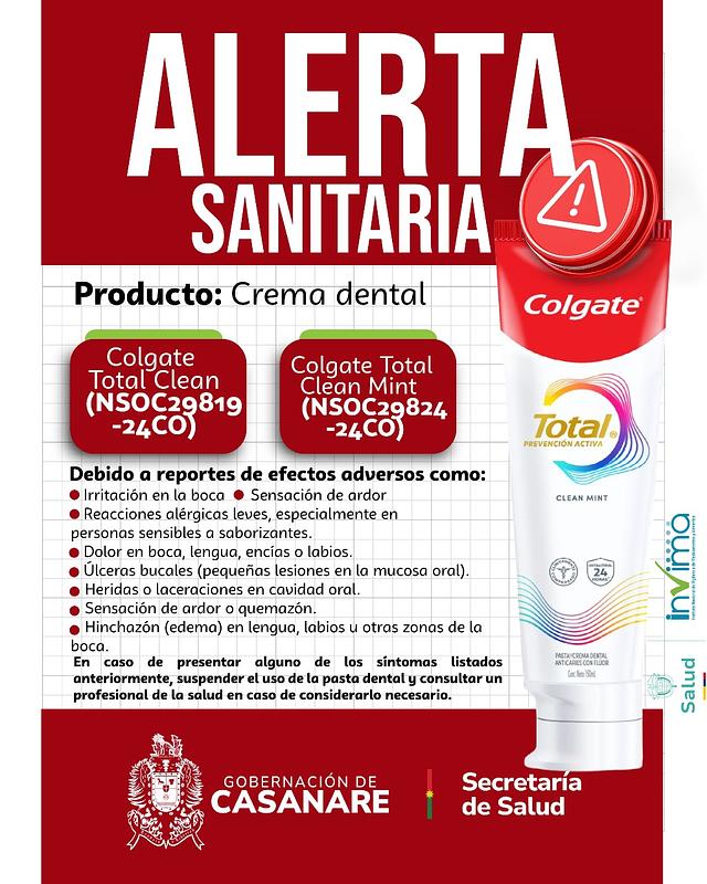 Alerta por Colgate: cremas podrían causar lesiones