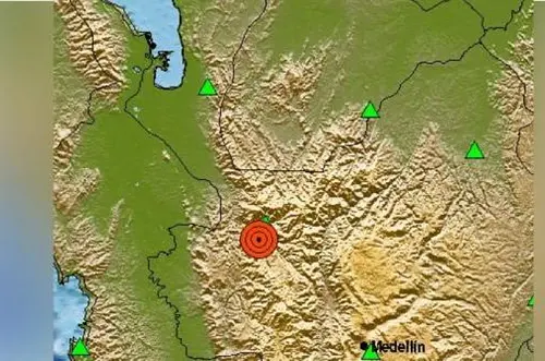 Temblor sacude a Antioquia este 7 de agosto