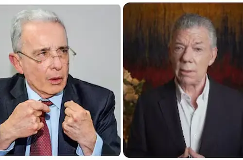 Uribe y Santos: duelo político en plena despedida
