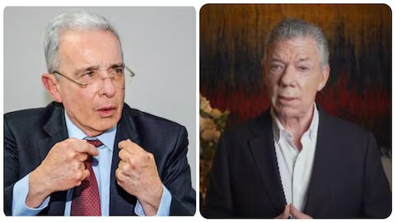 Uribe y Santos: duelo político en plena despedida