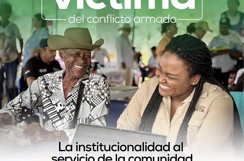 Oferta institucional llega a víctimas del Meta