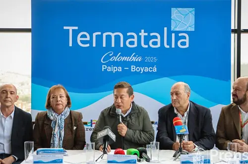 Colombia será sede de Termatalia 2025 en Paipa, Boyacá