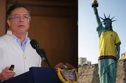 Petro propone “traer” la Estatua de la Libertad