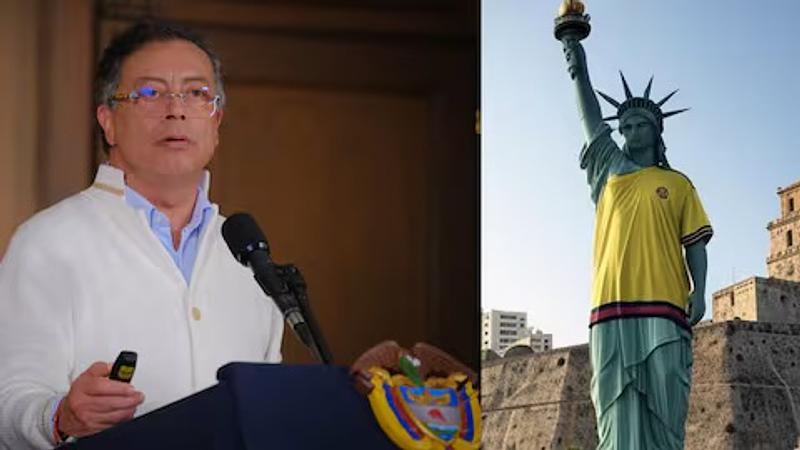 Petro propone “traer” la Estatua de la Libertad