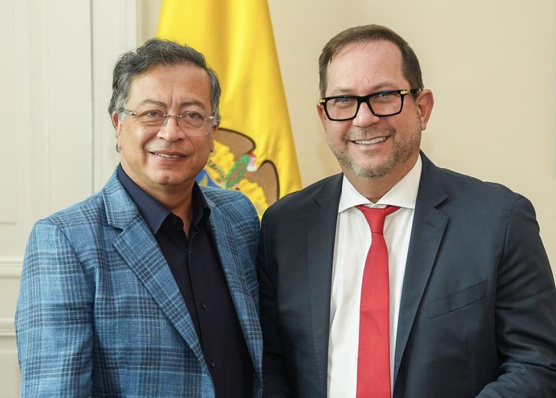Petro y Lidio García definen agenda del último periodo