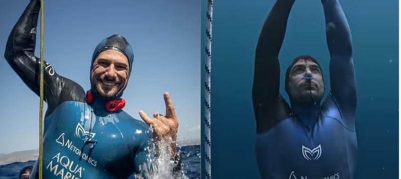 Croata rompe récord mundial al contener la respiración por 29 minutos