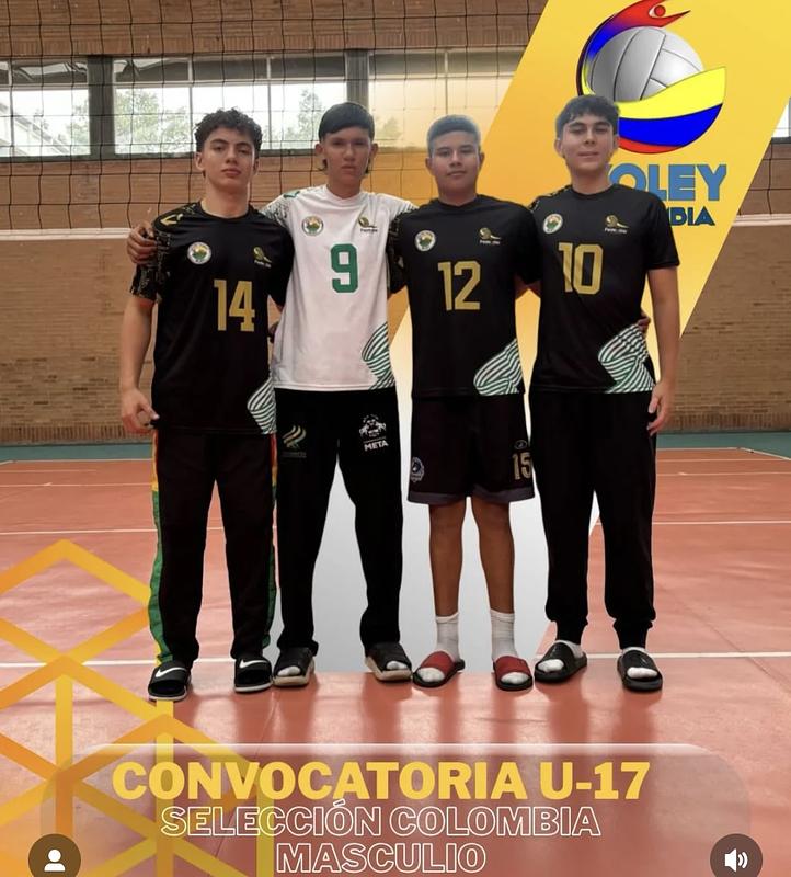 Cuatro talentos del Meta, en la mira del voleibol nacional