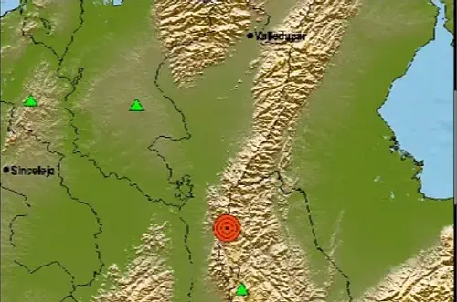Temblor sacude a Colombia este 20 de septiembre