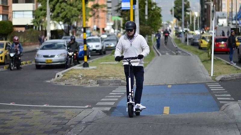 Patinetas eléctricas, alternativa de transporte en Bogotá