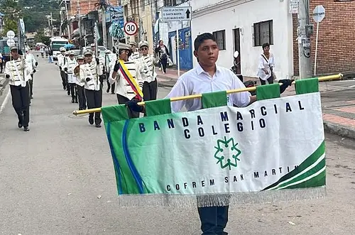 Colegio Cofrem San Martín triunfó en concurso nacional de bandas