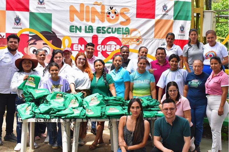 Gobernación de Casanare entrega 250 kits para proteger la niñez
