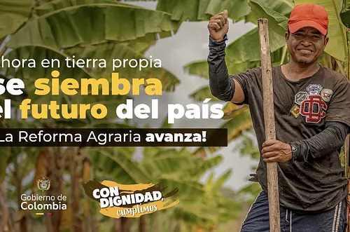 Reforma Agraria entrega tierra a miles de familias campesinas