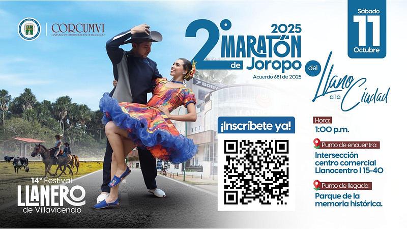 Villavicencio bailará al ritmo de la Gran Maratón de Joropo