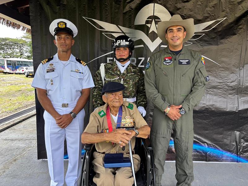 Villavicencio honró a sus veteranos con orgullo
