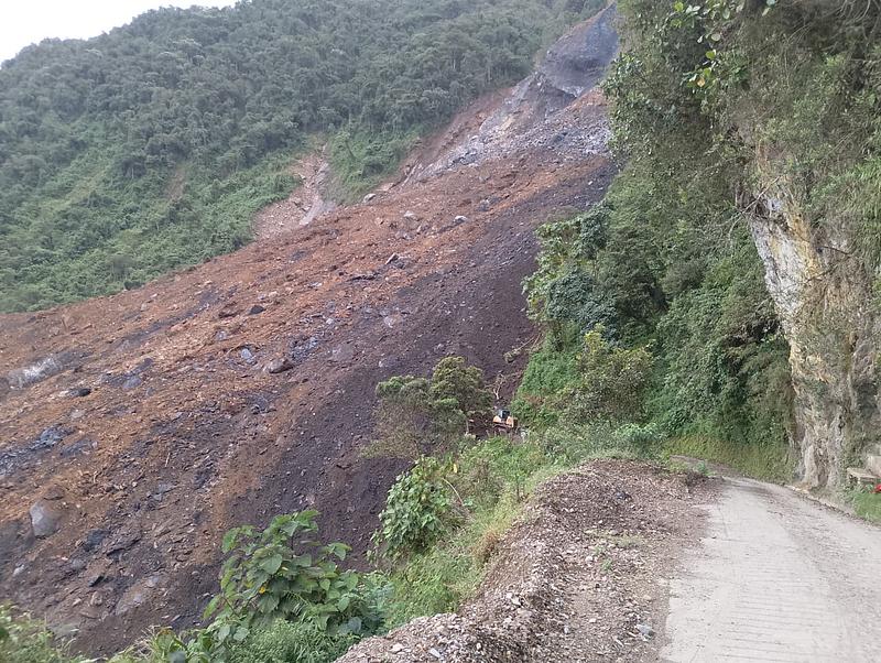 Digerd Meta atiende remoción en masa en El Calvario