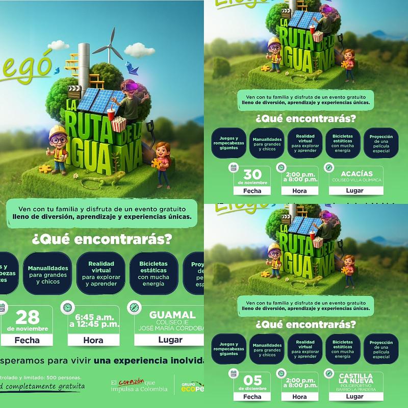 La Ruta de la Iguana llega al Meta con agenda gratuita