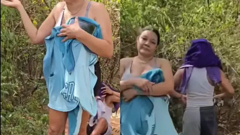 Infidelidad en el monte: hombre descubre a su novia con amigo