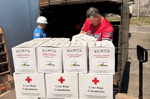 La gobernación del Meta entrega ayudas tras emergencia en El Calvario