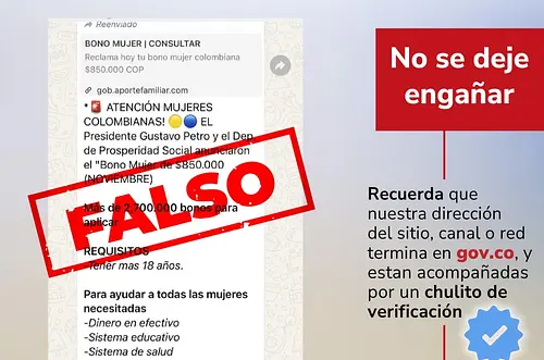 Prosperidad Social alerta por nuevas modalidades de estafa