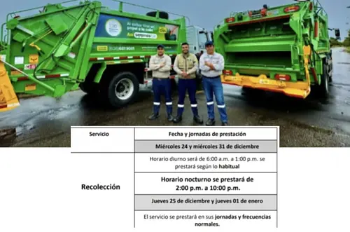 Bioagrícola ajusta rutas y atención por fin de año