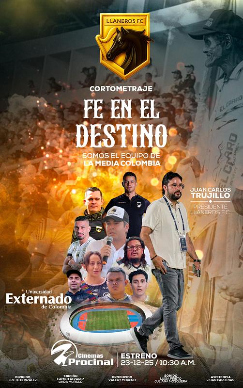 Llaneros FC estrena su documental “Fe en el Destino”