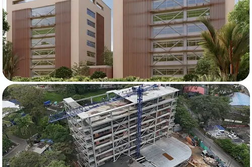 Nueva torre del Hospital de Villavicencio supera el 58 % de avance