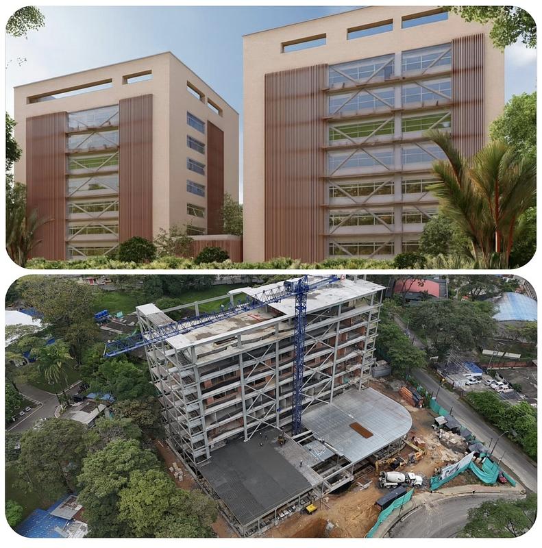 Nueva torre del Hospital de Villavicencio supera el 58 % de avance
