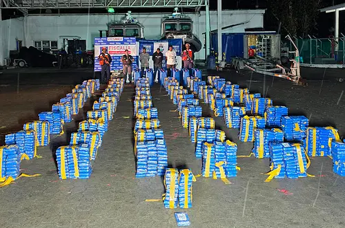 Golpe al narcotráfico: incautan 2 toneladas de cocaína