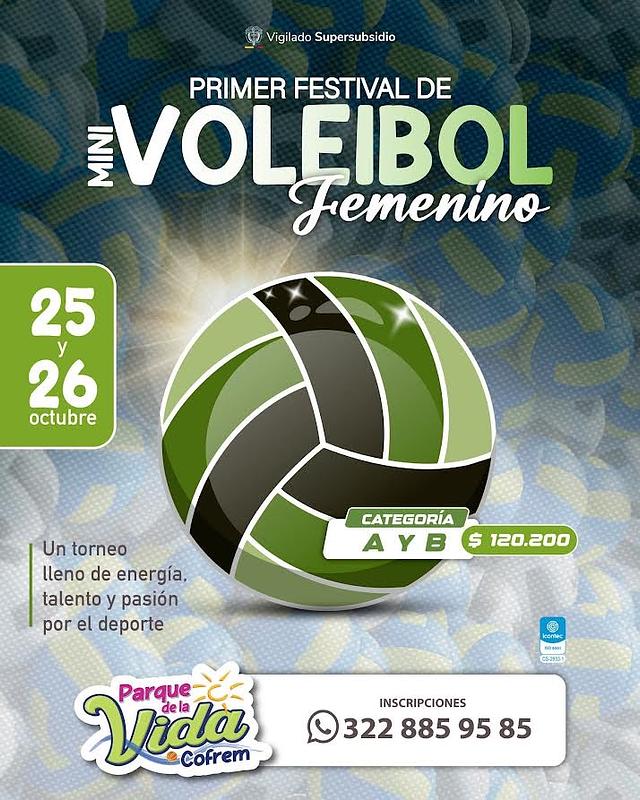 Cofrem impulsa el talento joven con festival de mini voleibol