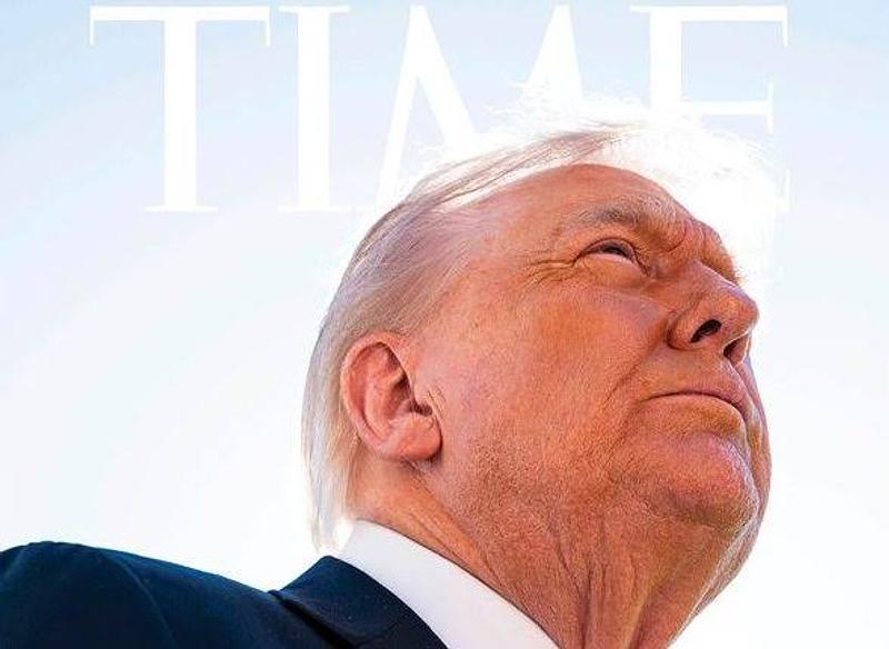 Trump expresa inconformidad por portada de revista Time