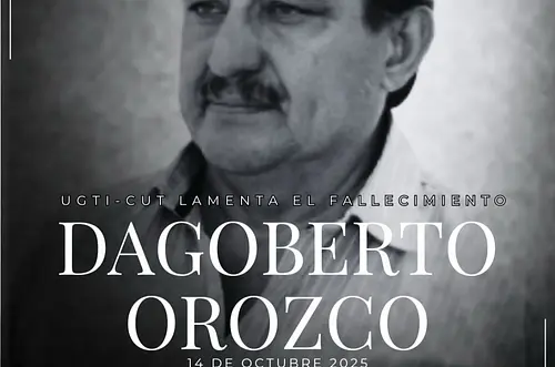 La CUT despide con honor al líder sindical Dagoberto Orozco