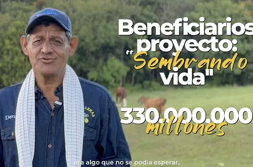 Meta impulsa producción campesina con programa “Sembrando Vida”