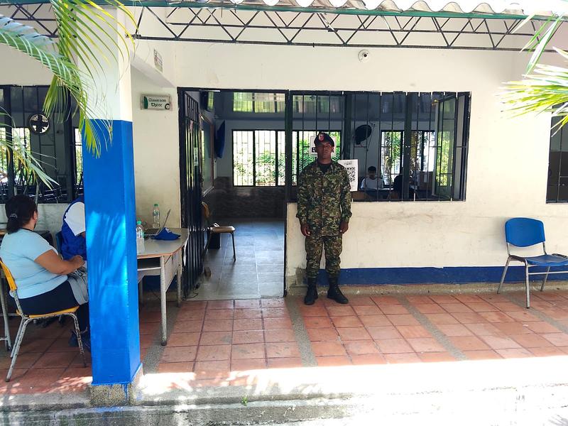 Ejército aseguró la jornada electoral en el suroriente