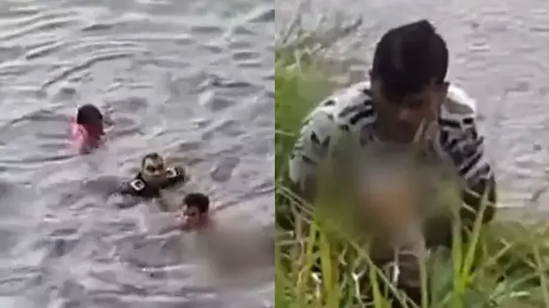 Madre se lanza al río Bogotá con su bebé: policías evitan tragedia