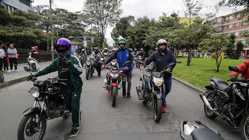 Motociclistas anuncian ‘caravana del terror’ en Bogotá