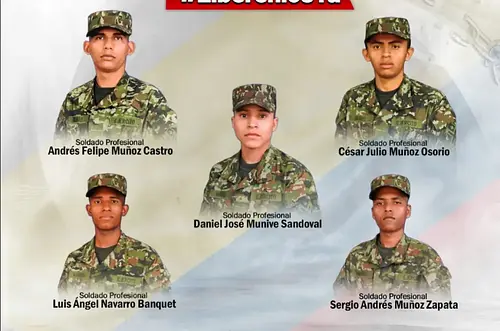 Revelan identidad de los uniformados desaparecidos en Arauca