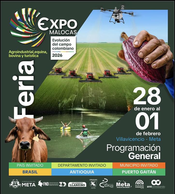 Expomalocas 2026 impulsa al Meta como centro agroindustrial