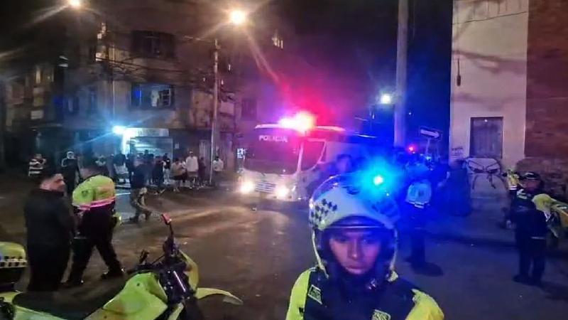 1 muerto y 13 heridos dejo un ataque con granada en Bogotá