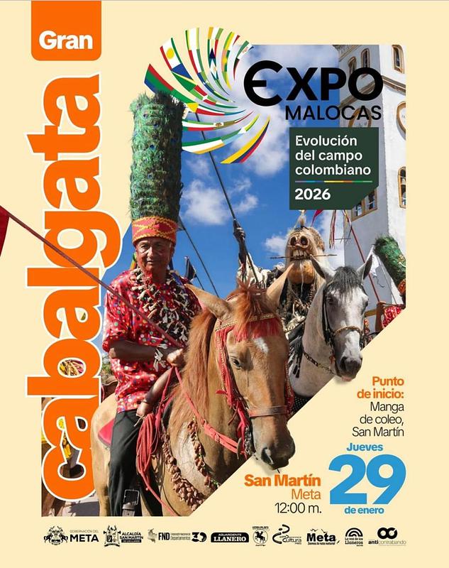 San Martín de los Llanos vivirá Cabalgata Expomalocas 2026