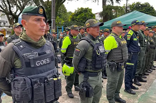Fuerza pública refuerza operativos en Villavicencio