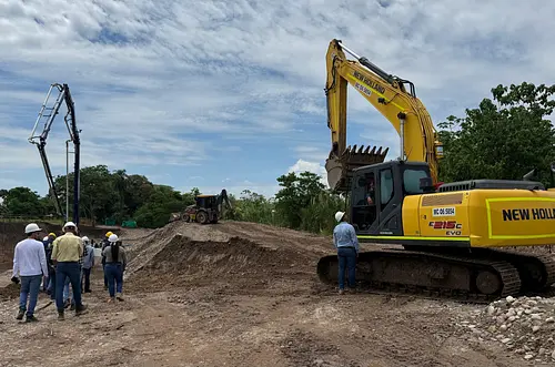 Meta avanza en obras para reducir erosión del río Ocoa