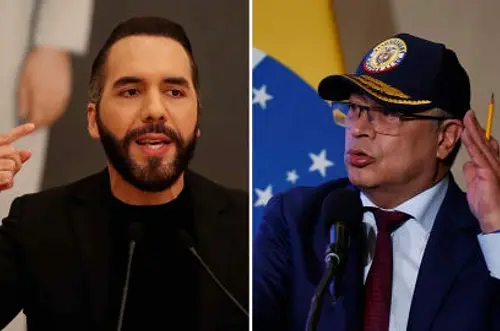 Bukele arremete contra Petro tras escándalo carcelario