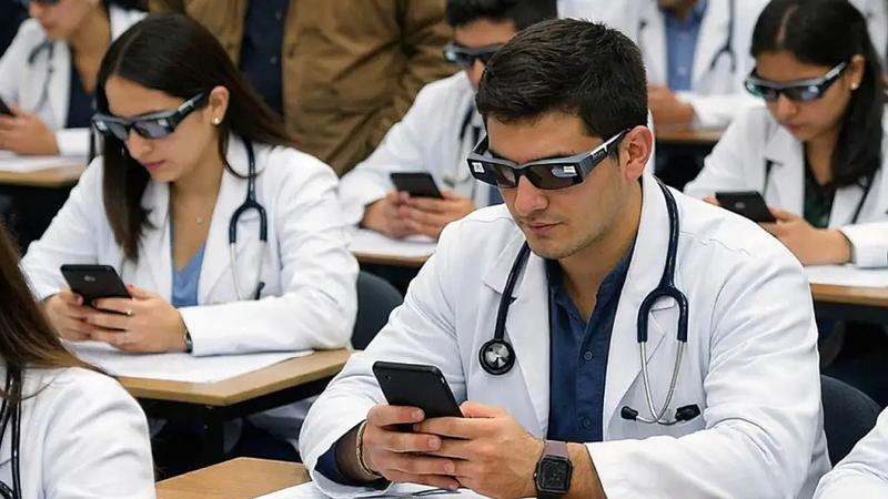 Médicos sancionados por usar gafas inteligentes en exámen