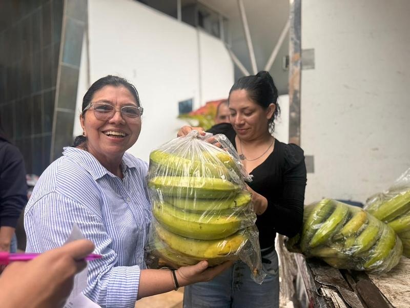 22 mujeres rurales comercializaron cuatro toneladas plátano