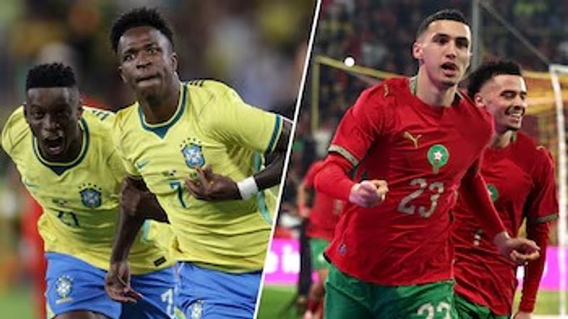 Brasil y Marruecos empatan 1-1 en su estreno mundialista