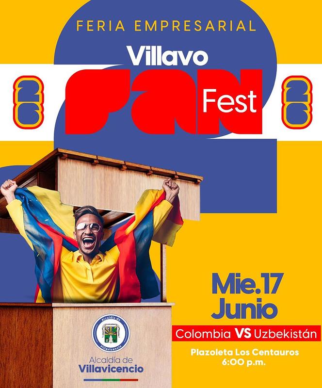 Villavo Fan Fest vibrará con el debut de Colombia en Mundial
